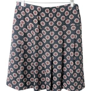 Ann Taylor Loft Outlet Women's Patterned Lined Pull On Skirt Size Small